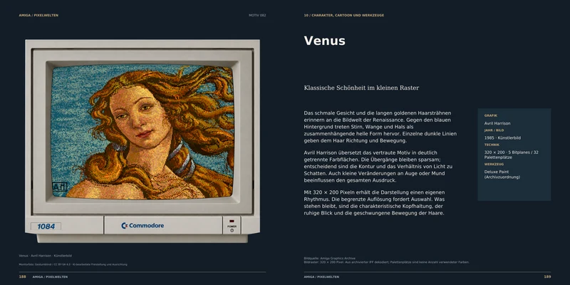 Doppelseite: Venus, Seiten 188–189