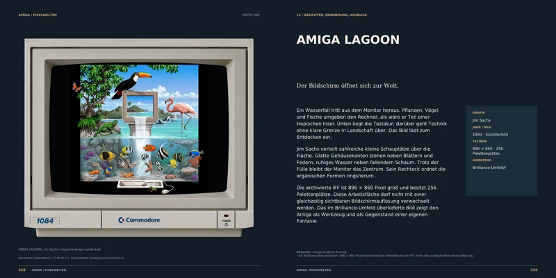 Doppelseite: Amiga Lagoon, Seiten 228–229