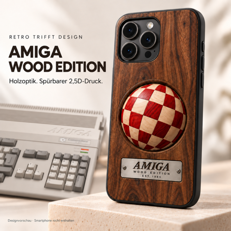 Amiga Wood Edition – Designvorschau
