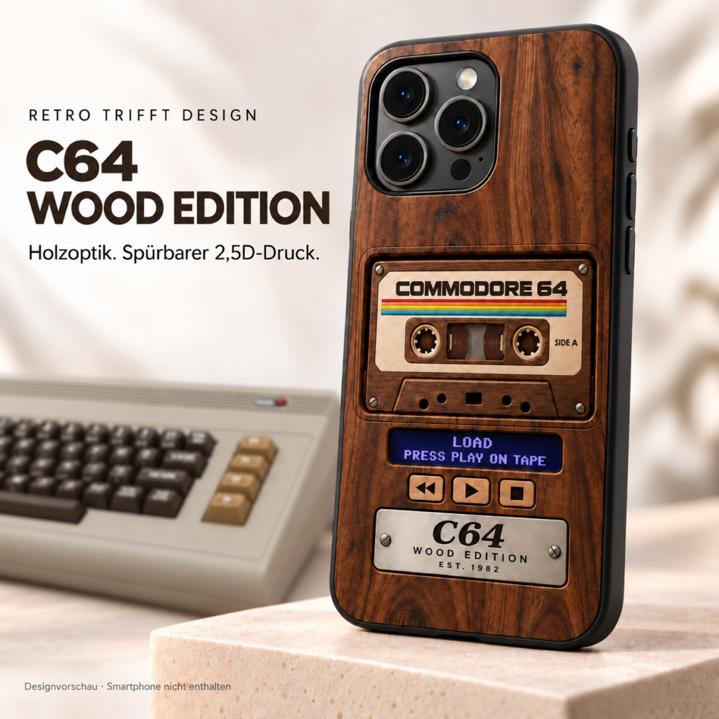 C64 Wood Edition – Designvorschau