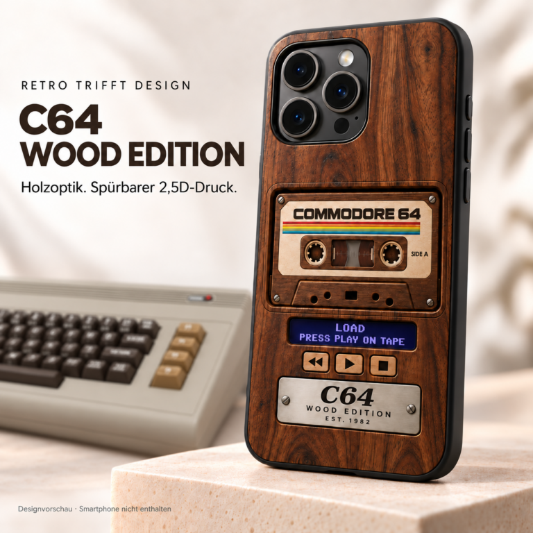 C64 Wood Edition – Designvorschau