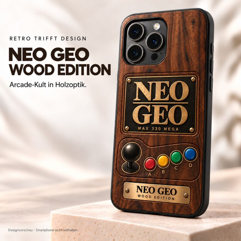 NeoGeo Wood Edition – Designvorschau