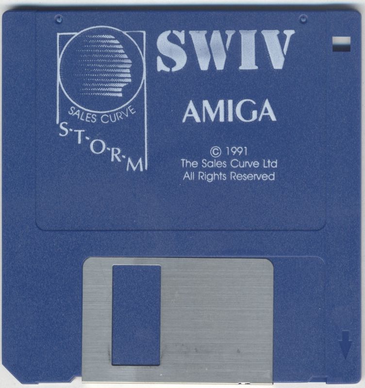 Originaldiskette von SWIV für den Amiga